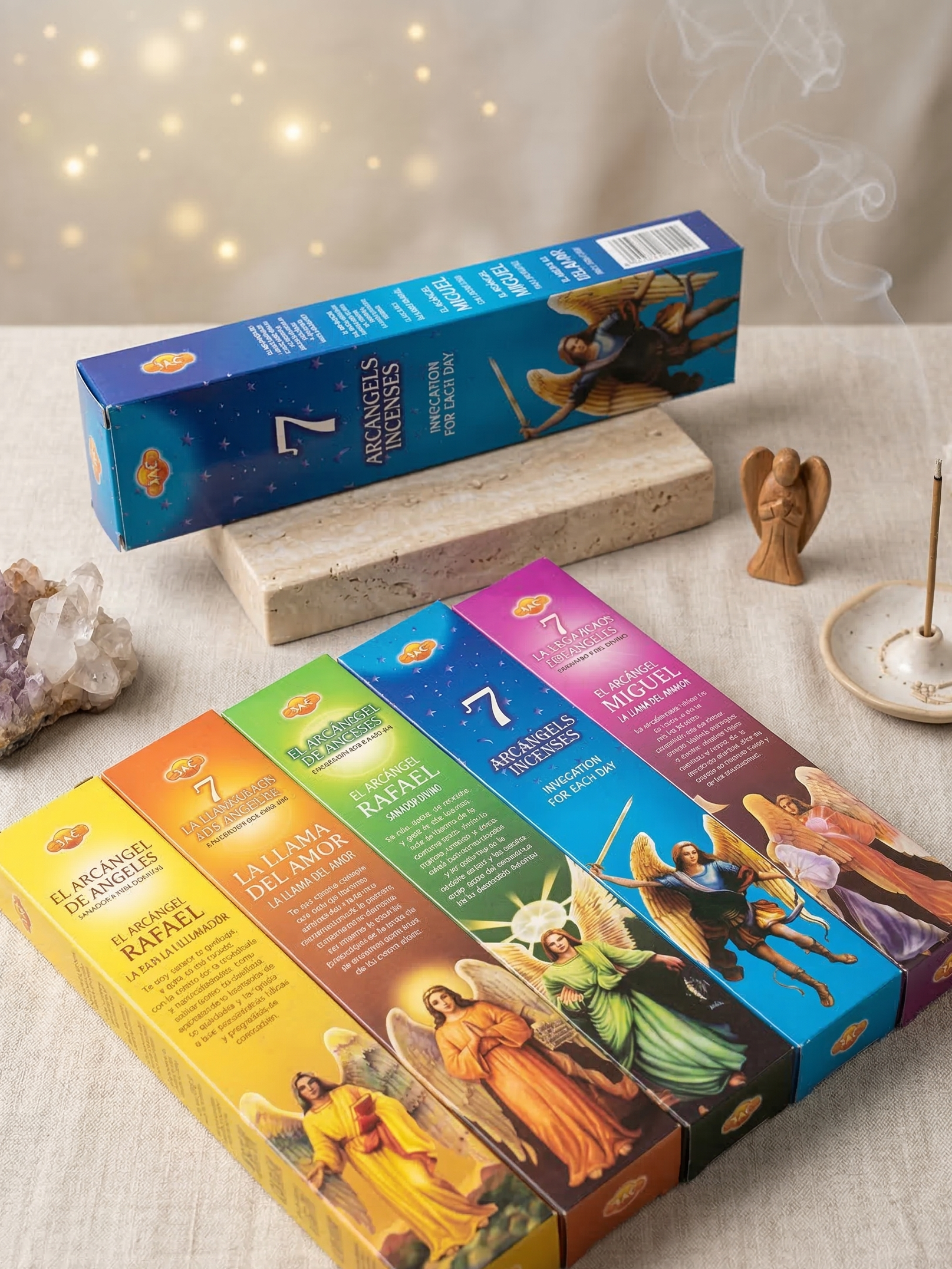 Kit incienso Arcangeles x 35 varitas